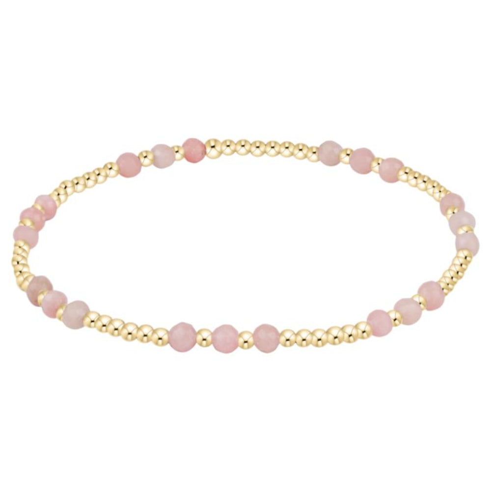 enewton 6.25" Joy Gem 3mm Bracelet - Pink Opal