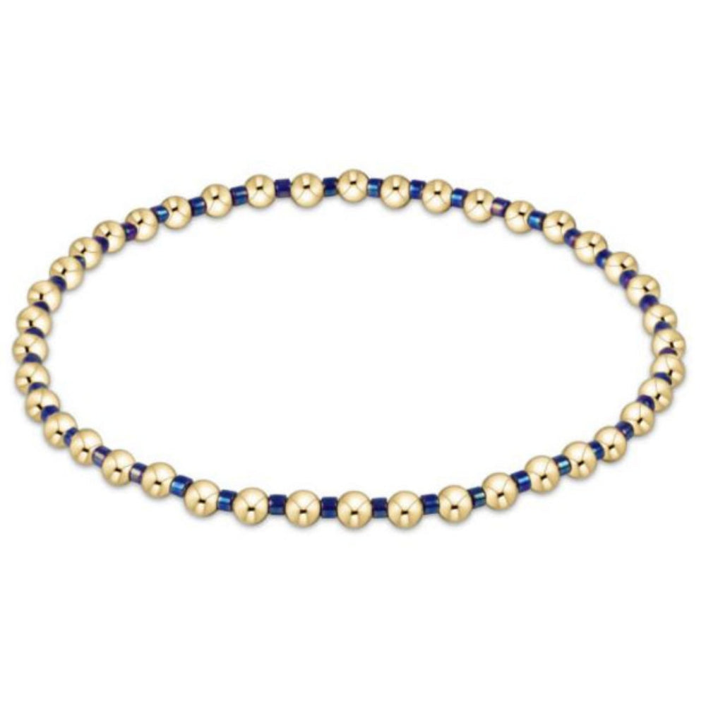enewton 6.25" Hope Grateful Bracelet - Blue Metallic
