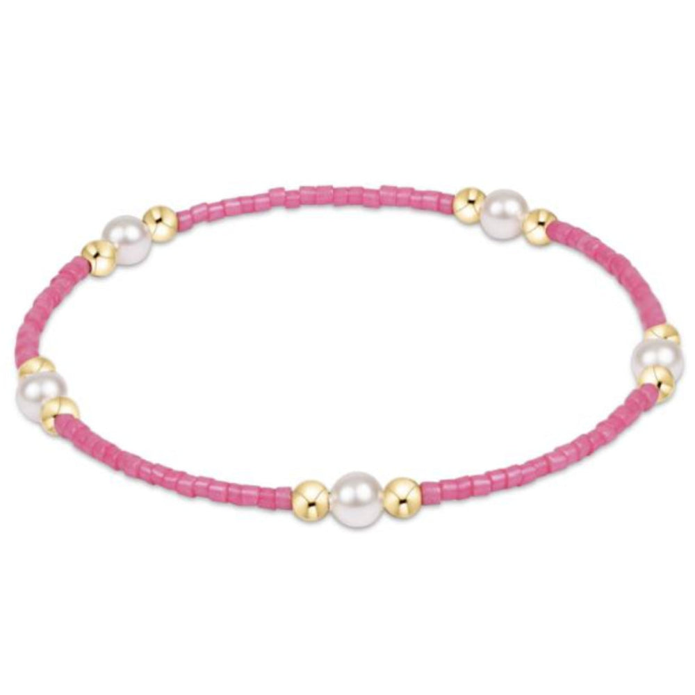 enewton 6.25" Hope Purpose Pearl Bracelet - Bubblegum