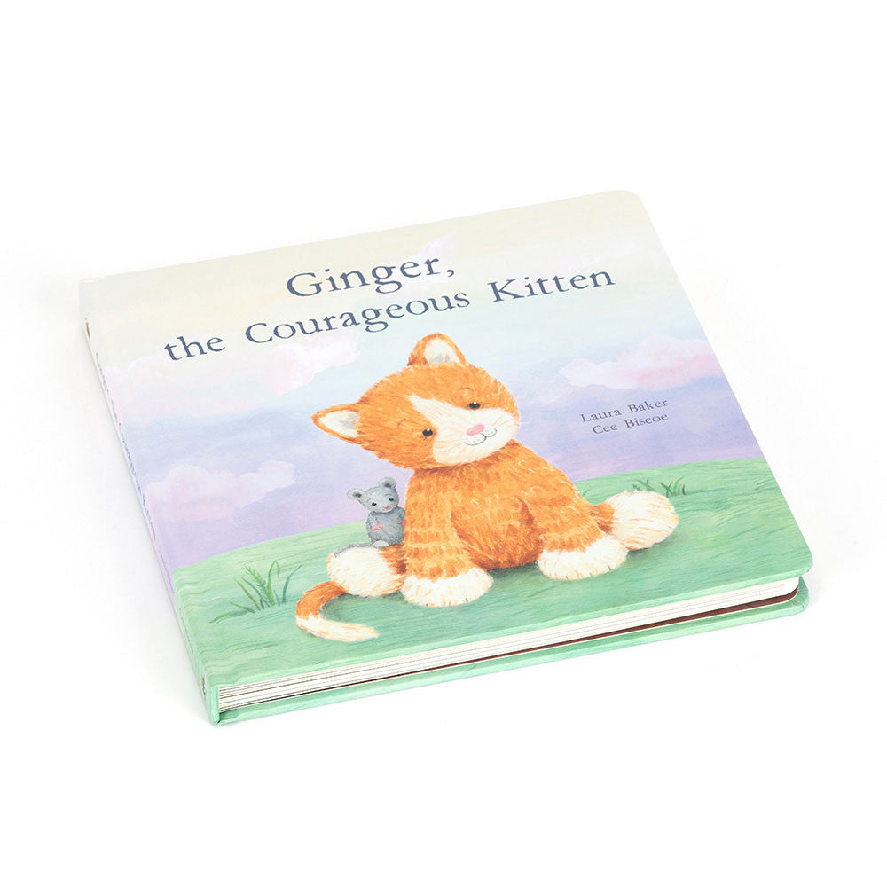 Jellycat Ginger, The Courageous Kitten Book