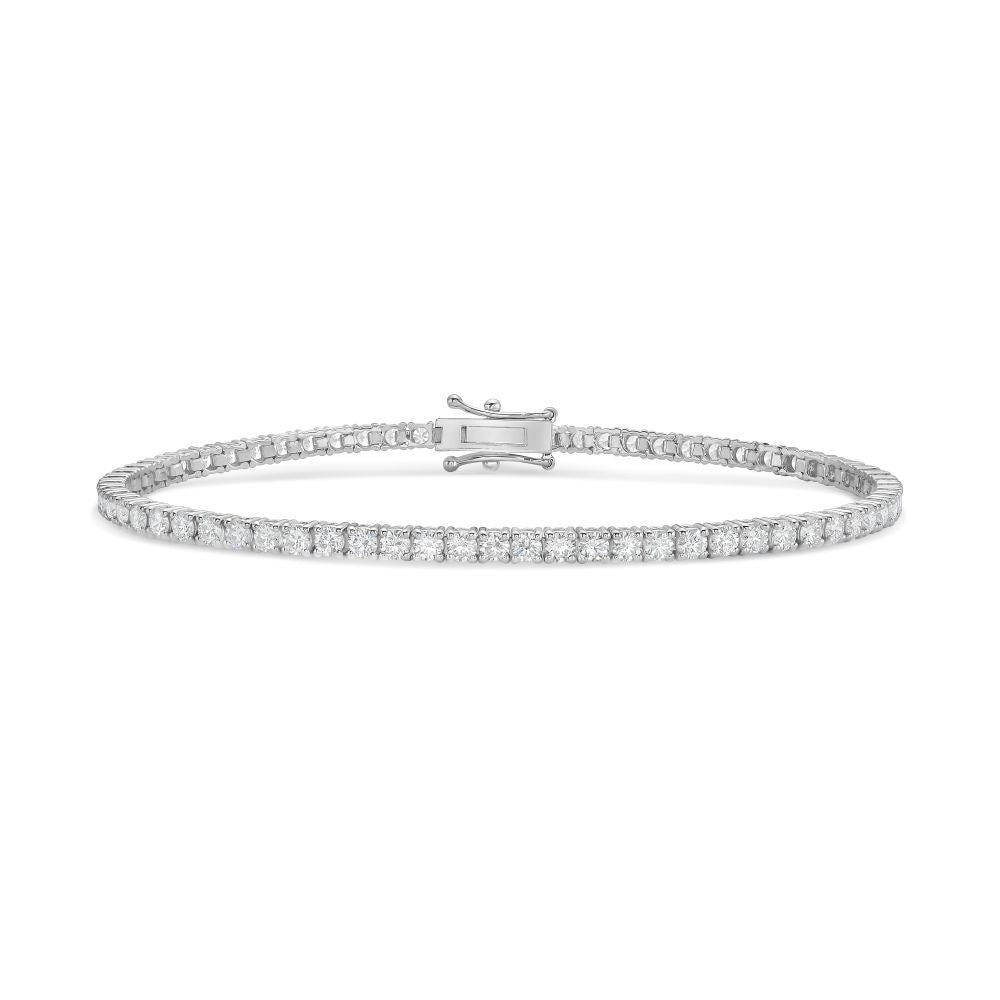 14k White Gold tennis bracelet