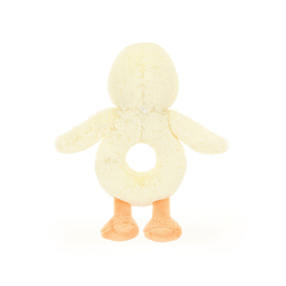 Jellycat Bashful Duckling Ring Rattle