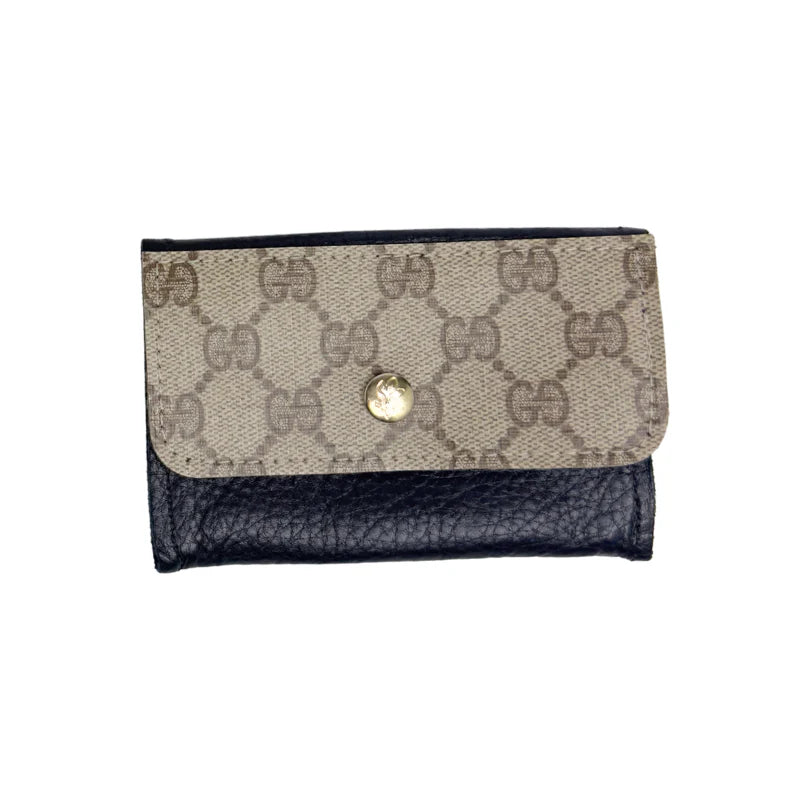 Beaudin Designs Tessa Wallet in Black Leather & GG