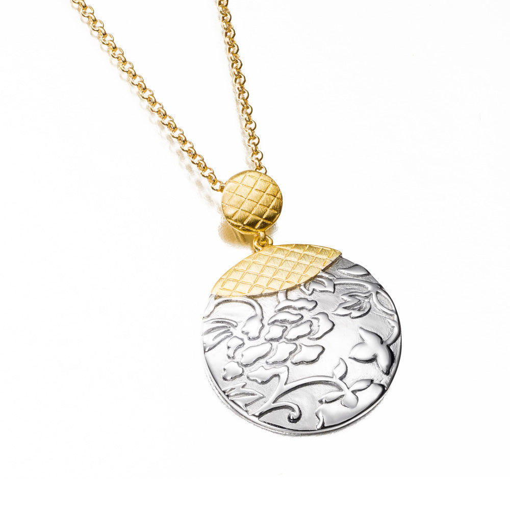 Jorge Revilla Tokyo Collection Two-Tone Pendant Necklace