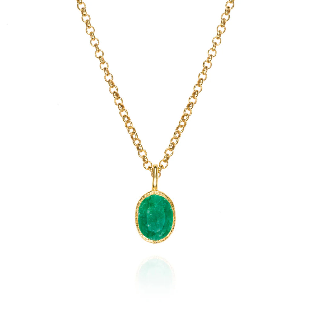 Jorge Revilla Zen Collection Emerald Drop Pendant (Chain Sold Separately)