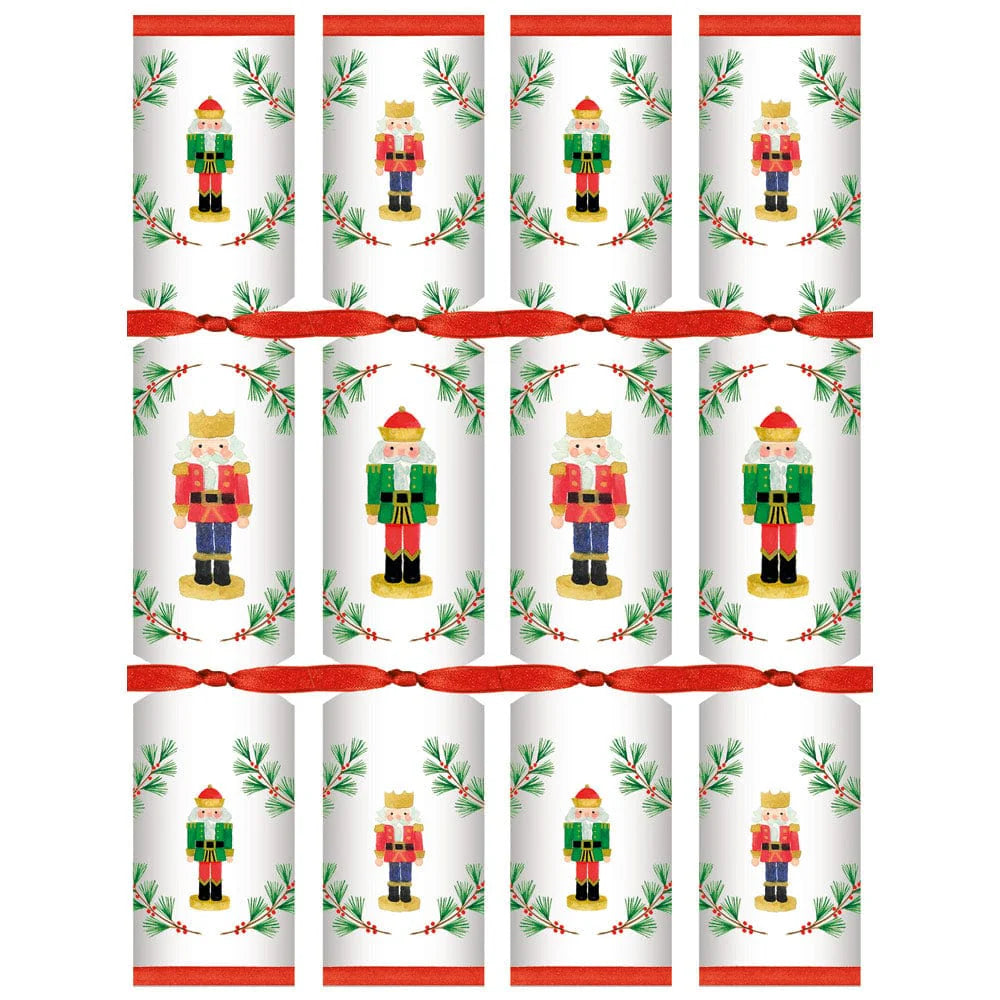 Caspari Little Nutcracker Celebration Crackers - Set of 8