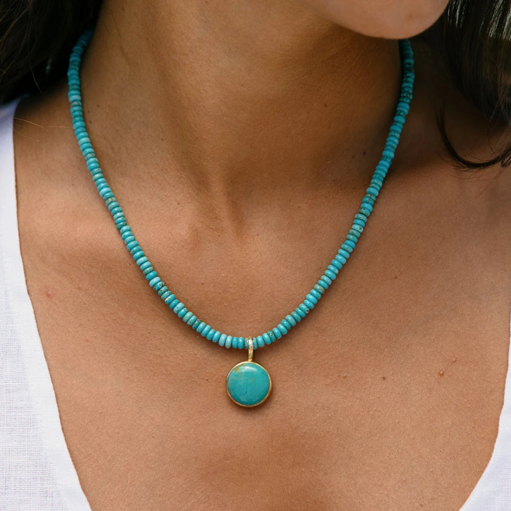 Anna Beck Turquoise Stone Charm