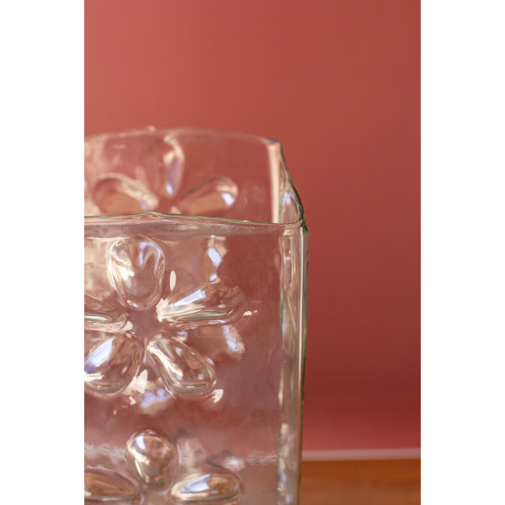 Kalalou Square Glass Vase