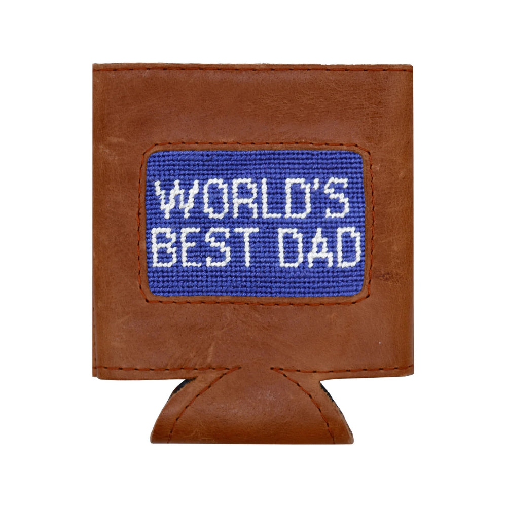 Smathers & Branson World's Best Dad Needlepoint Can Cooler