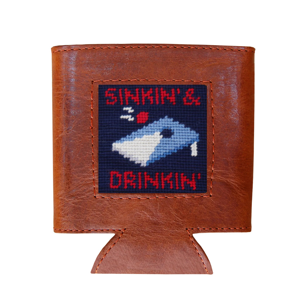 Smathers & Branson Sinkin and Drinkin Can Cooler (Dark Navy)