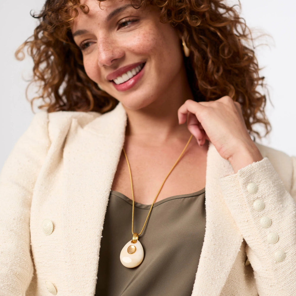 Julie Vos Carnaby Pendant Necklace - Ivory