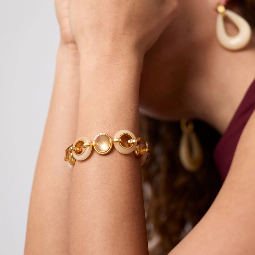 Julie Vos Carnaby Stone Bracelet - Ivory