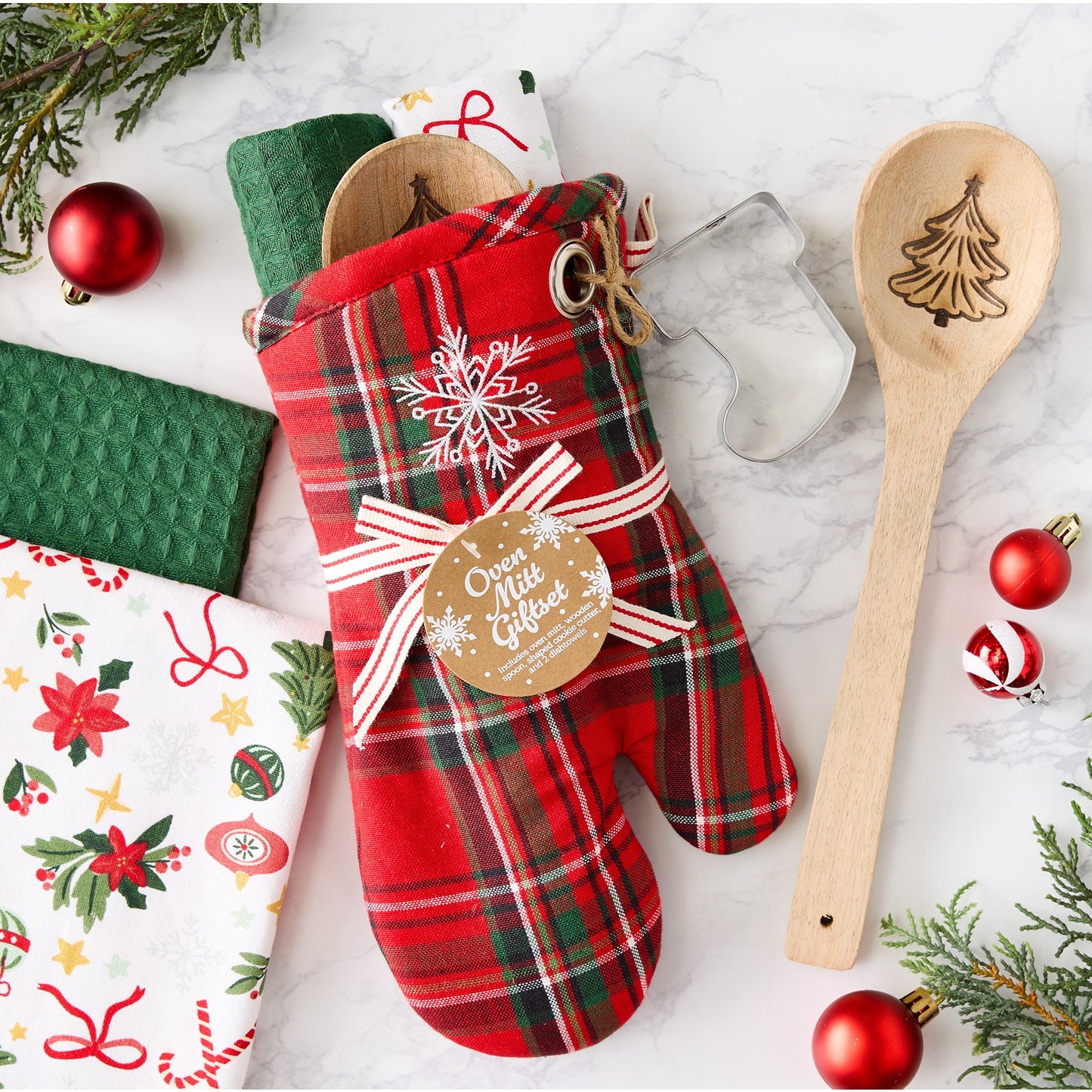 Design Imports Merry Snowflake Kitchen Gift Set