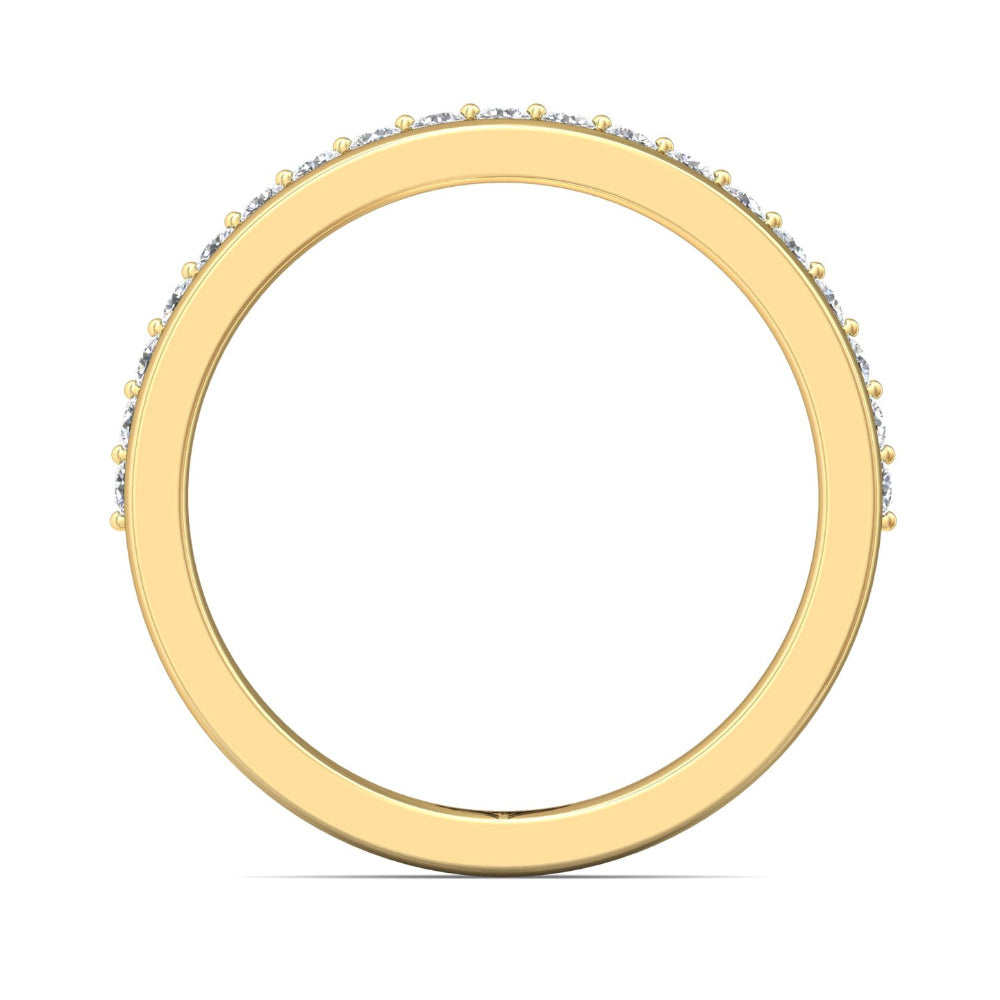 Martin Flyer 14k Gold Diamond Wedding Band
