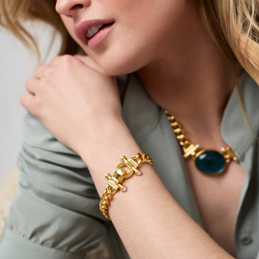 Julie Vos Dolce Demi Link Bracelet - Pearl