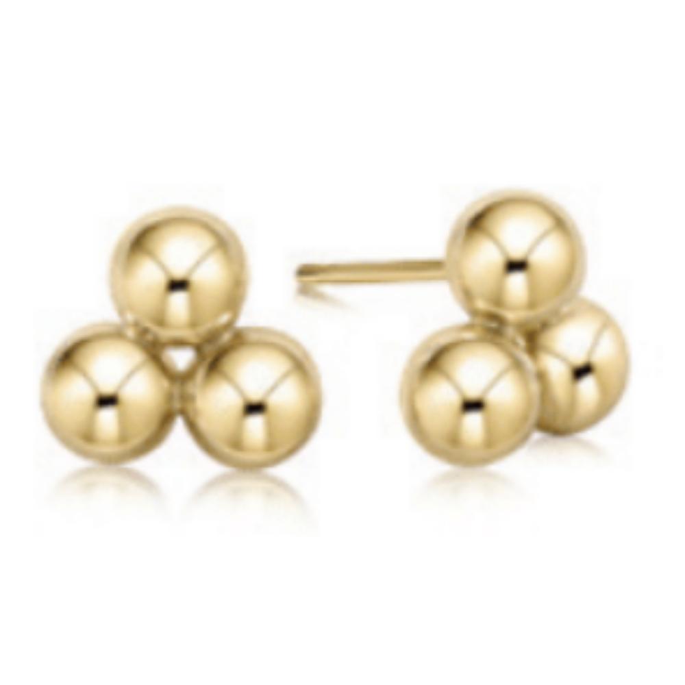 enewton Classic Cluster Stud - 6mm Gold