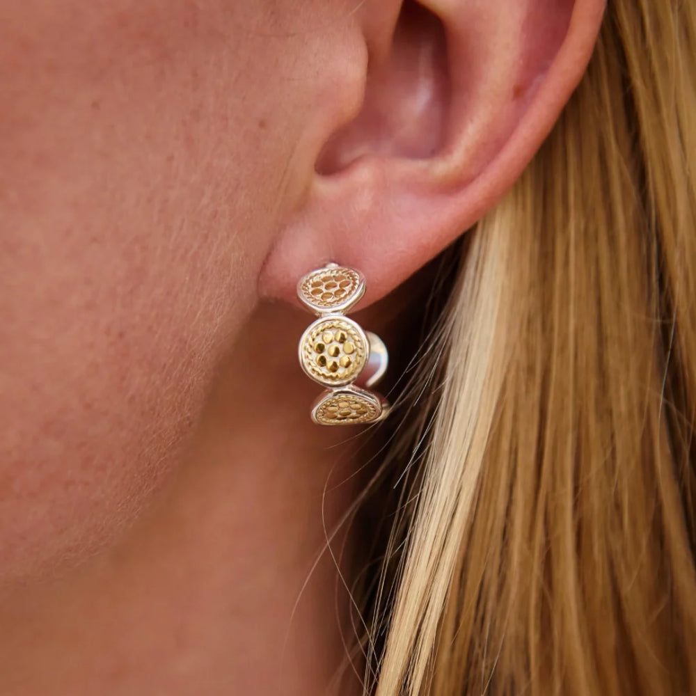 Anna Beck Wisdom Disc Hoop Earrings