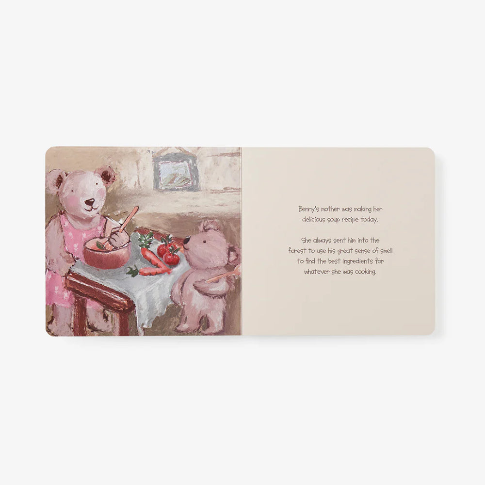 Elegant Baby Benny Bear Board Book