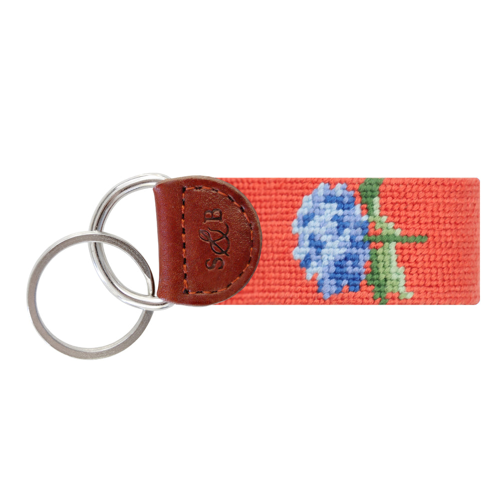 Smathers & Branson Hydrangea Key Fob - Melon