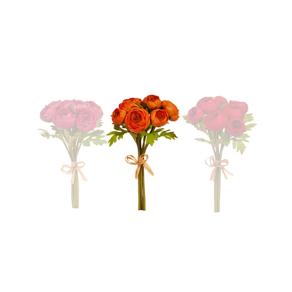 Raz Imports 11" Soft Touch Ranunculus Bundle