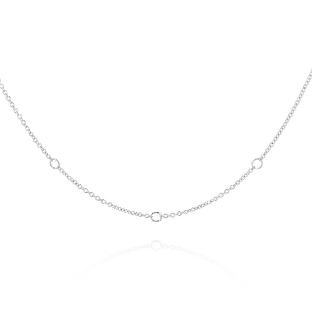 Dee Berkley 3 Gemstone Preset Chain 16/18"