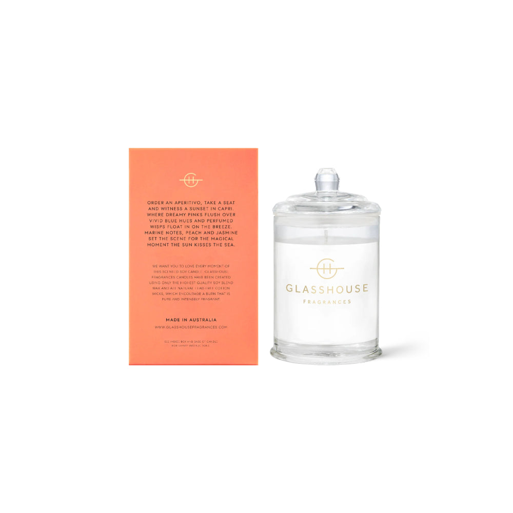 Glasshouse Fragrances 2.1 Oz. Candle - Sunsets In Capri