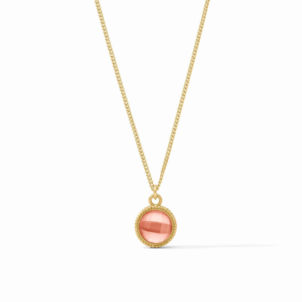 Julie Vos Fleur-de-Lis Solitaire Necklace