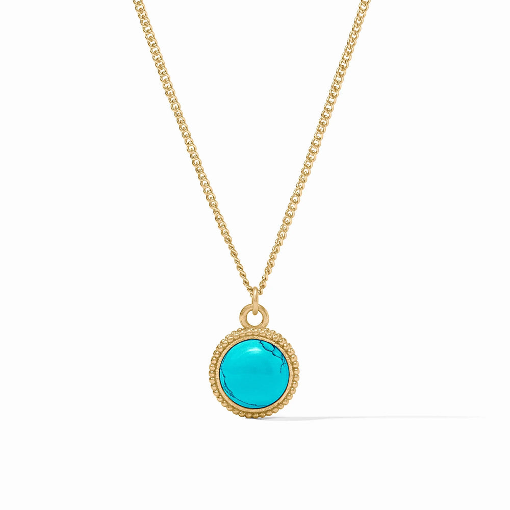 Julie Vos Fleur-de-Lis Solitaire Necklace