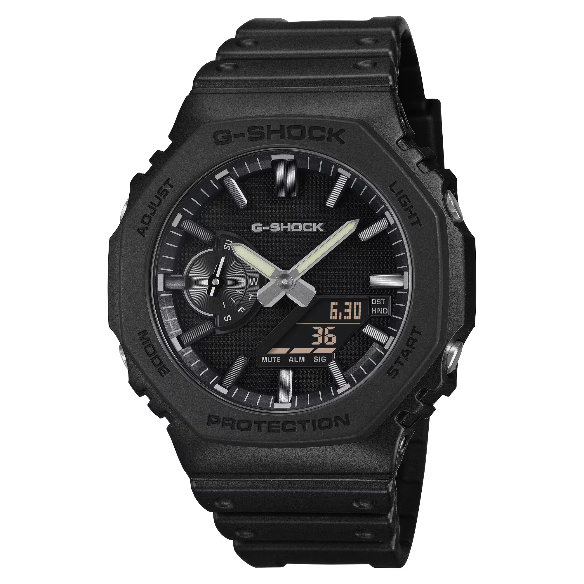 G-Shock Luxe Black Analog-Digital 2100 Series Black Resin Watch