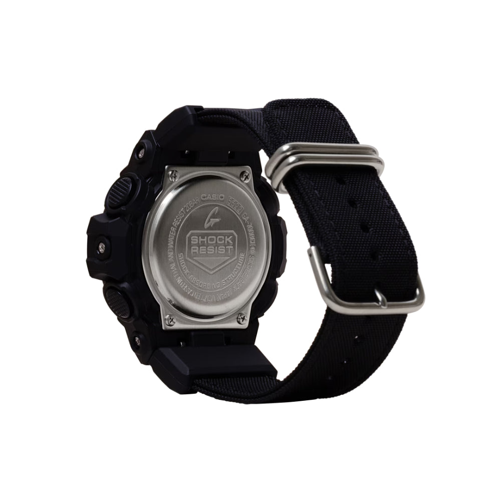 G-Shock Analog/Digital GA-700 Series Black Resin Watch Cloth Band