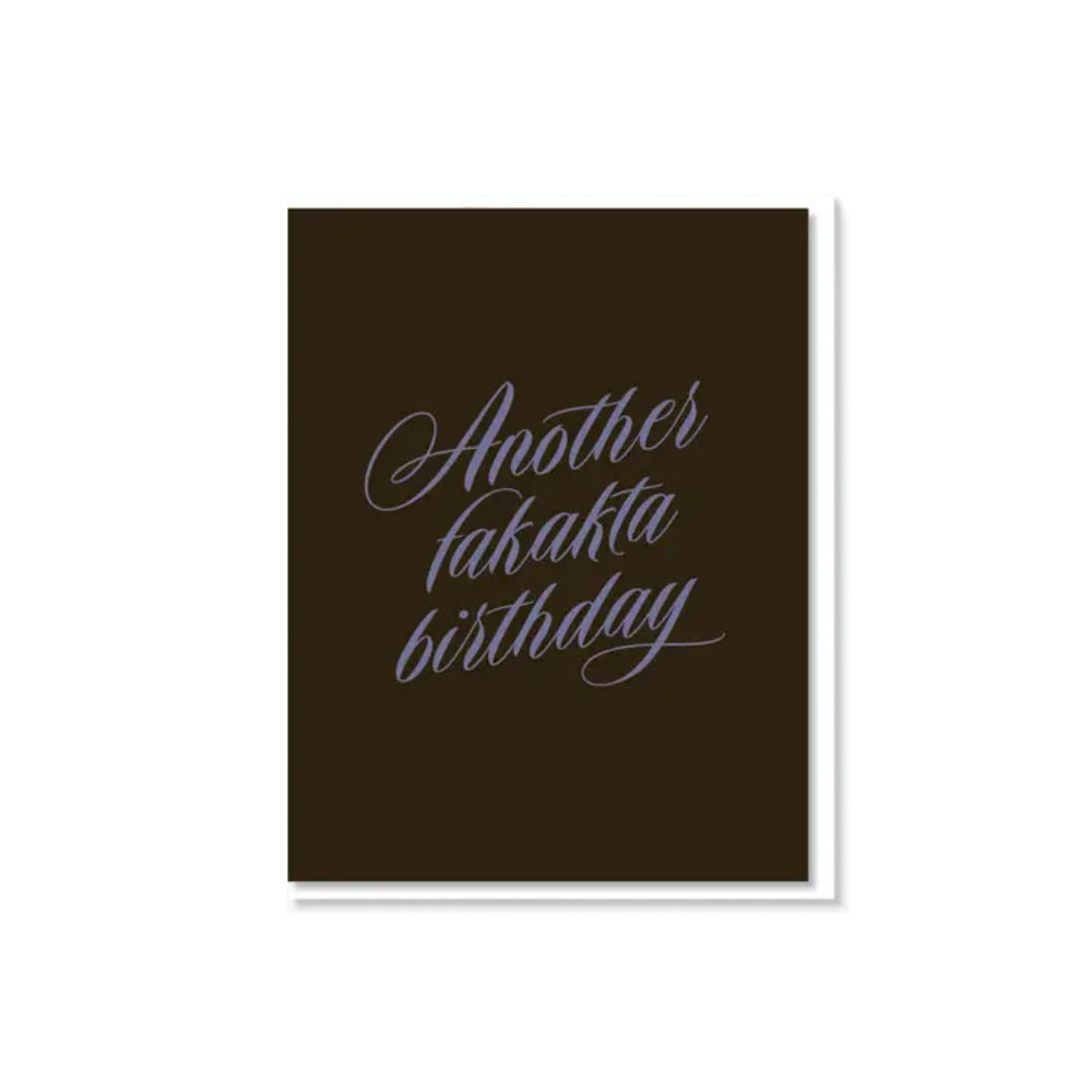 Fakakta Birthday Card