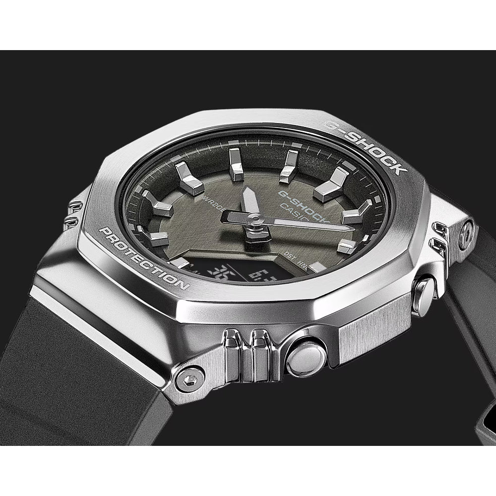 G-Shock Analog-Digital Black Resin Watch