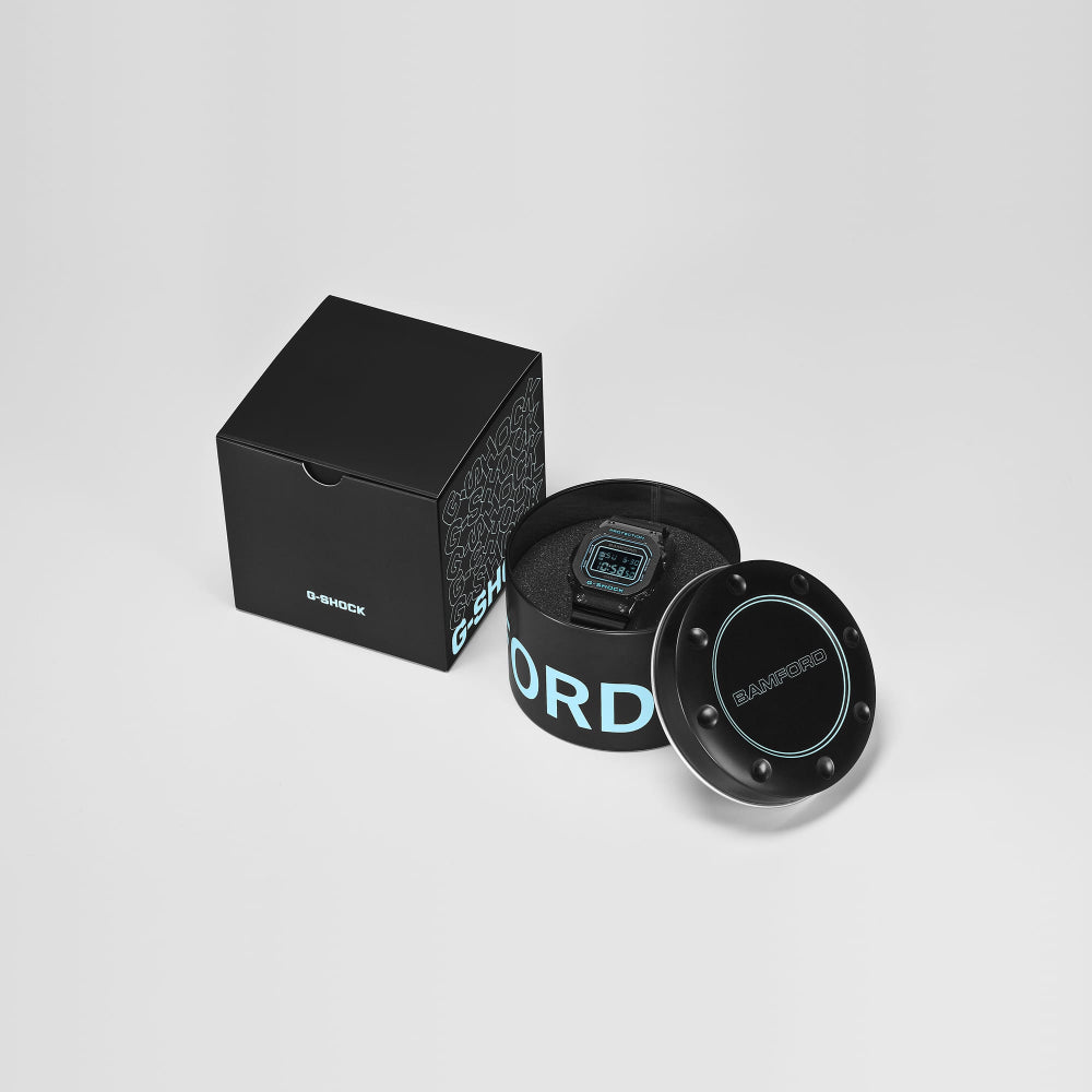 G-Shock Digital 5600 Series BAMFORD Collaboration Model Black Resin Watch