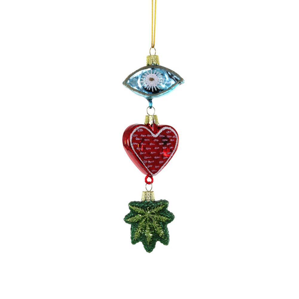 Cody Foster & Co I Heart Weed Ornament