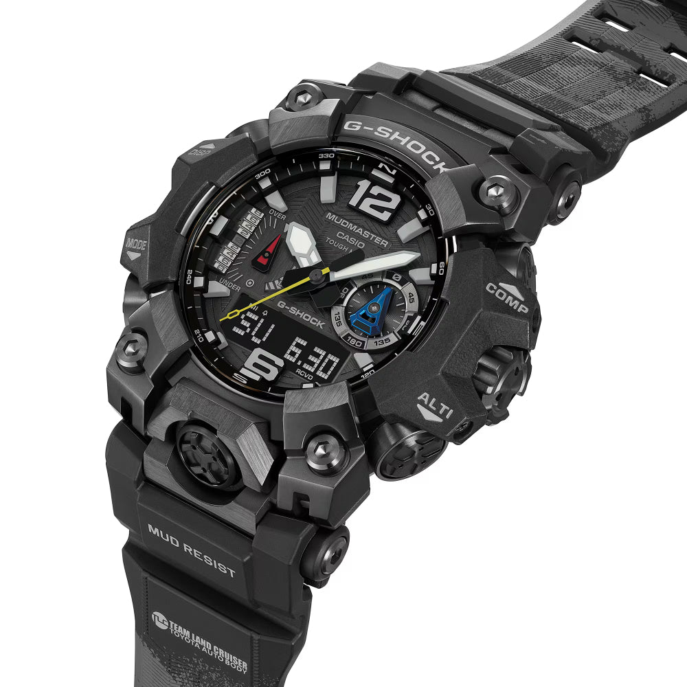 G-Shock Team Land Cruiser Toyota Auto Body Mudmaster Solar Watch