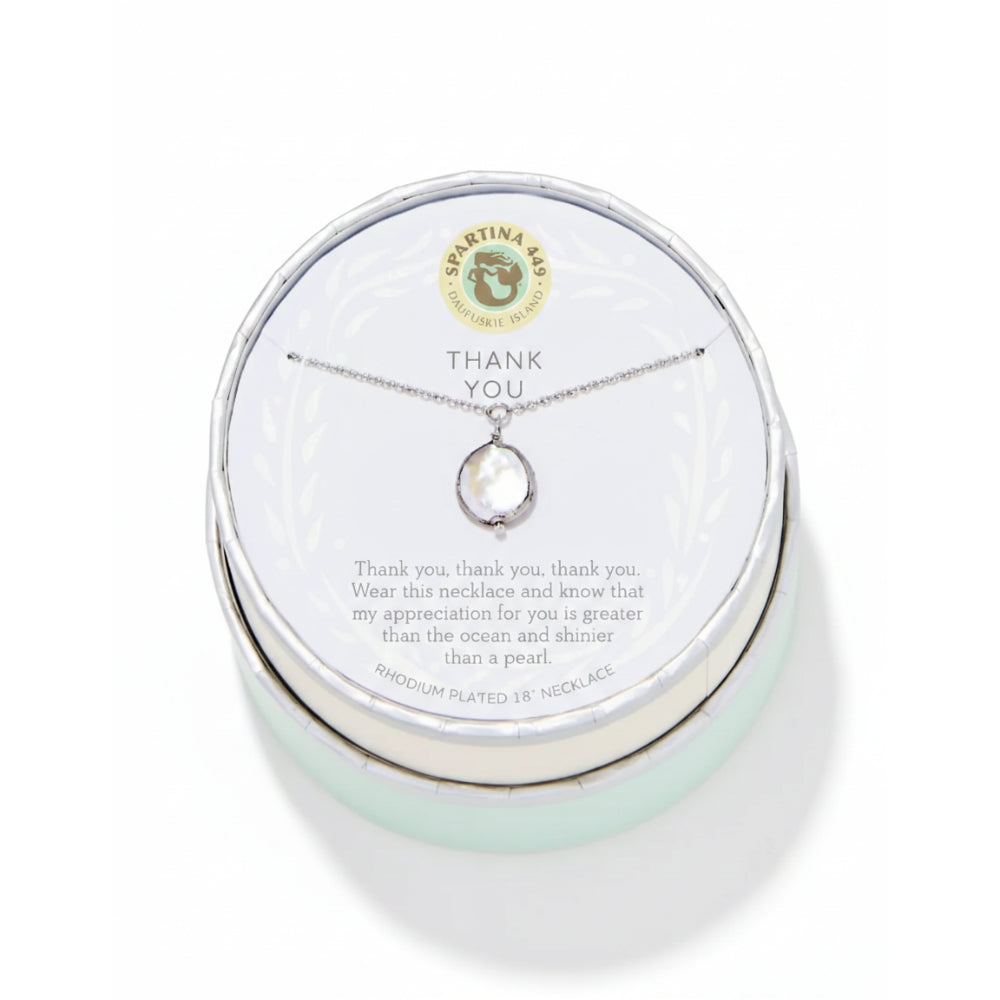 Spartina Sea La Vie Thank You Necklace