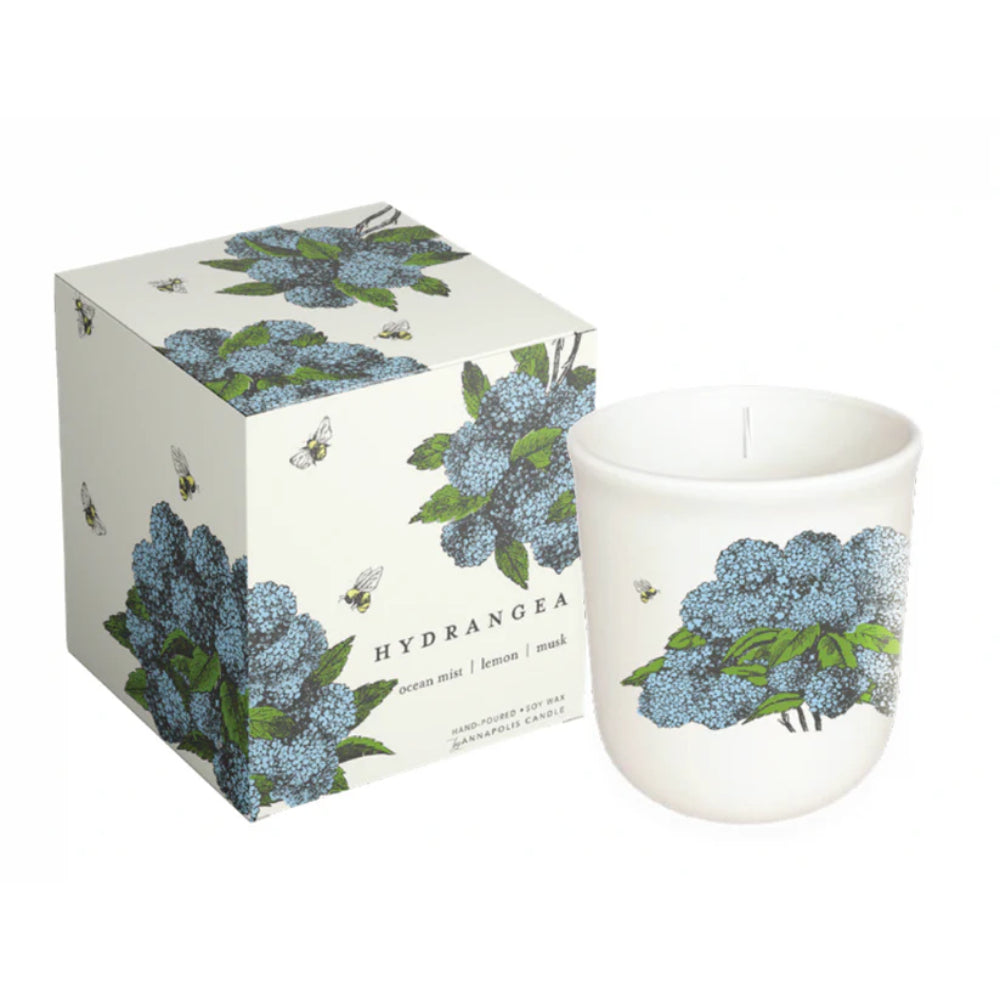 Annapolis Candle Terrace: Hydrangea Boxed Candle