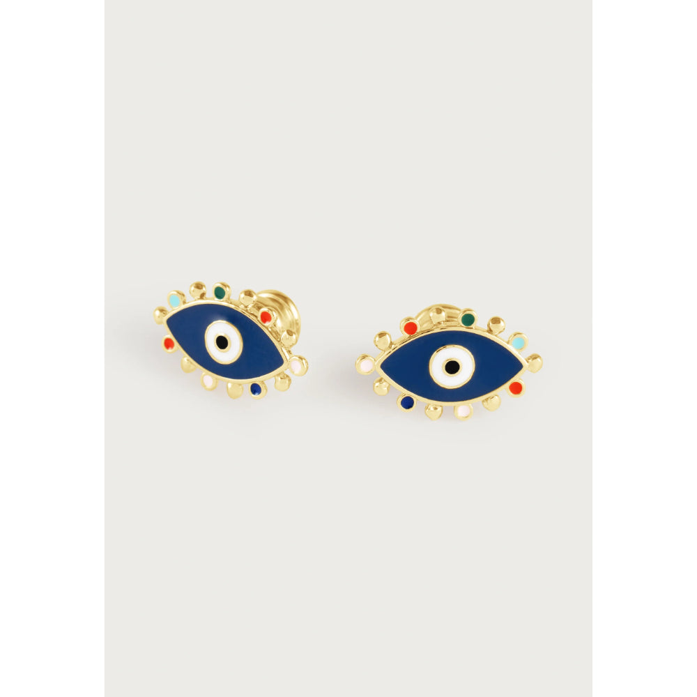 Anabel Aram Milos Evil Eye Studs