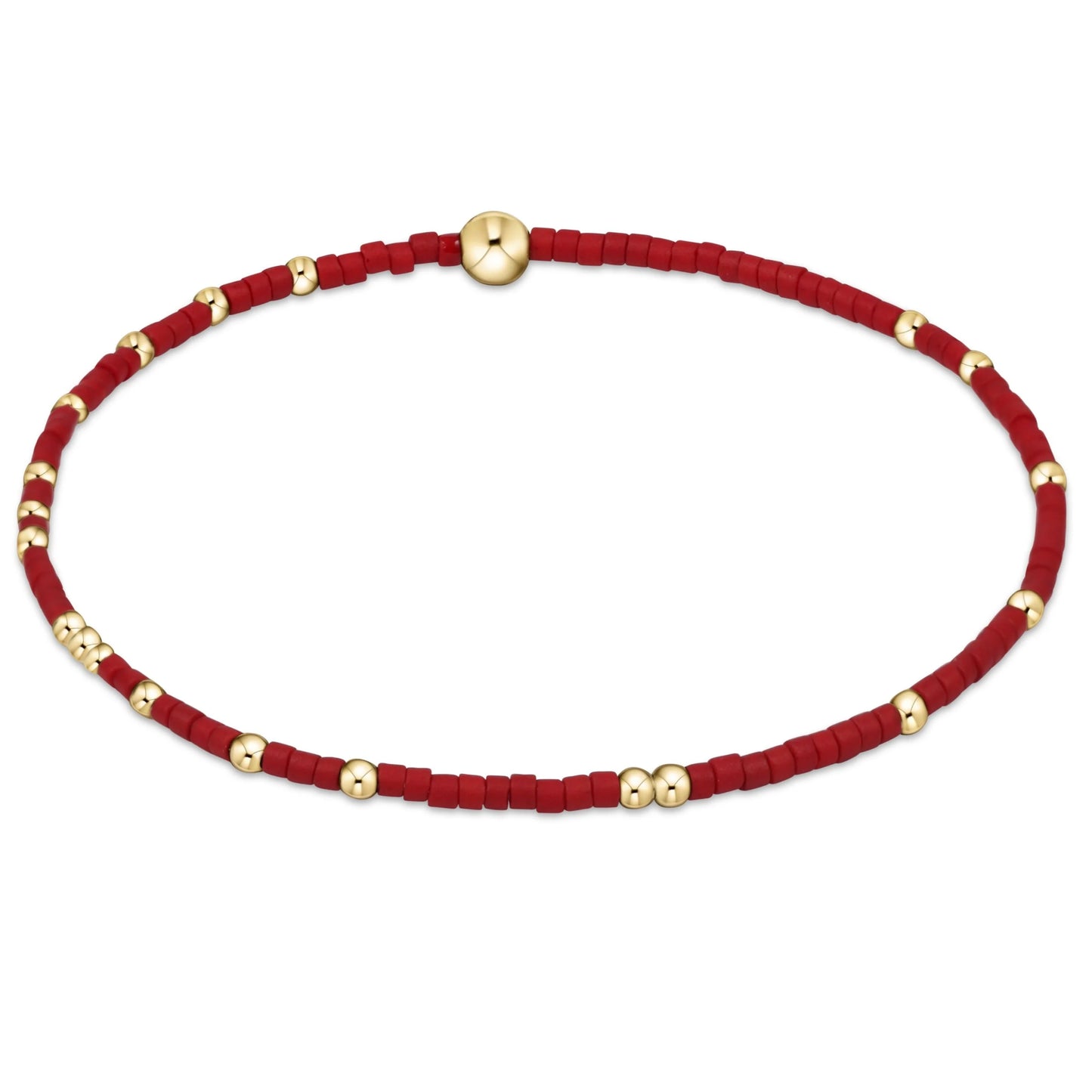 enewton 5.5" egirl Gameday Hope Unwritten Bracelet - Crimson