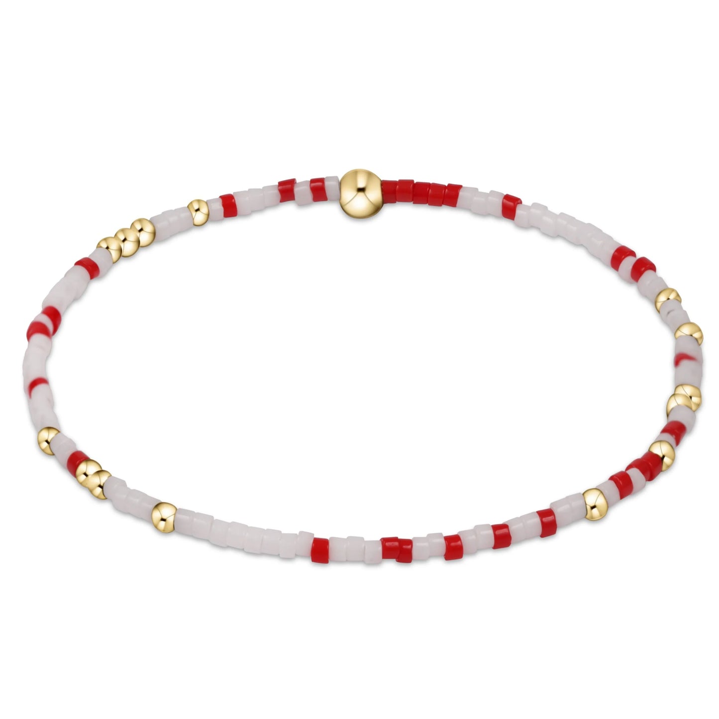 enewton 5.5" egirl Gameday Hope Unwritten Bracelet - Bright Red White