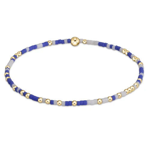 Beaded Blue and White Bracelet | Vintage