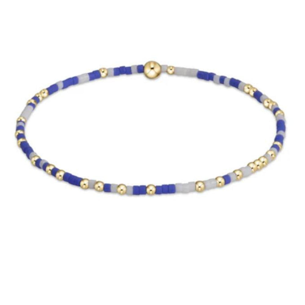 enewton 5.5" egirl Gameday Hope Unwritten Bracelet - Blue & White