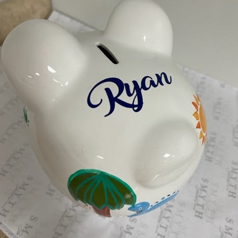 Child To Cherish Dinosaur Piggy Bank