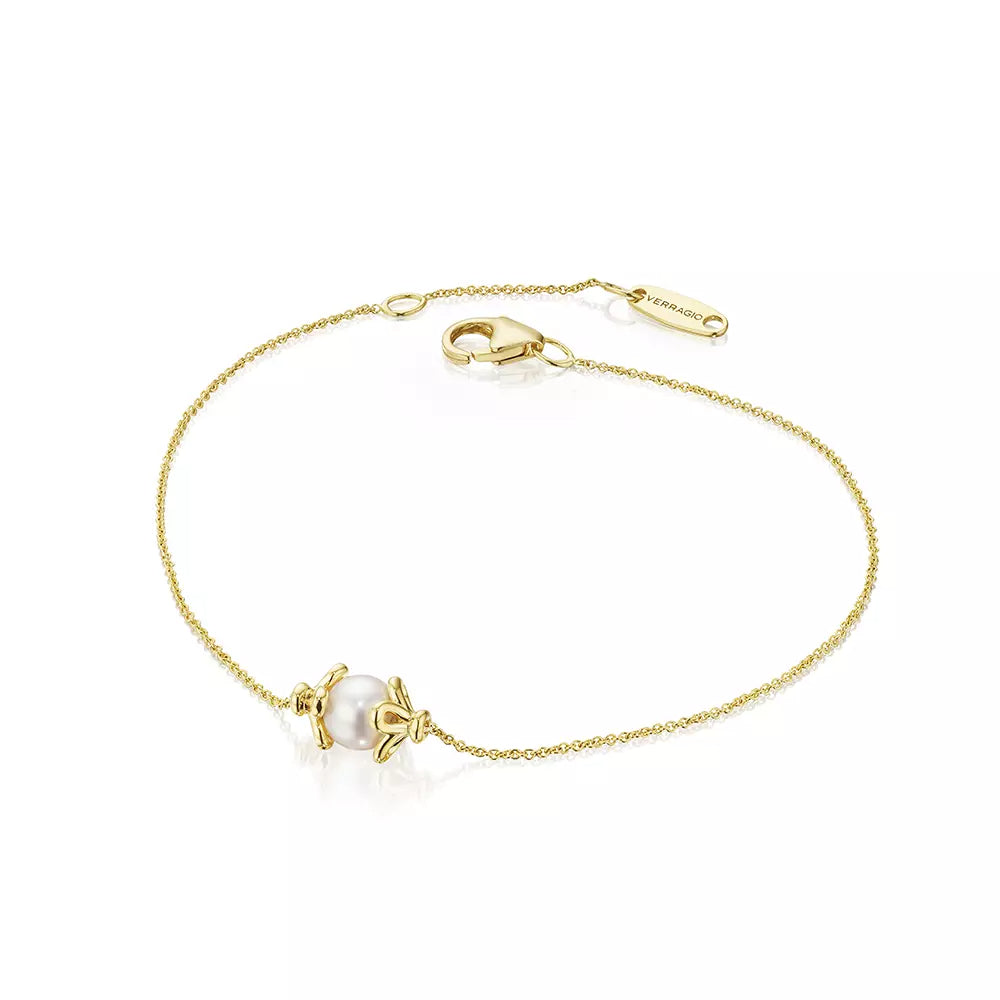 Verragio 18k Reverie Single Pearl Bracelet