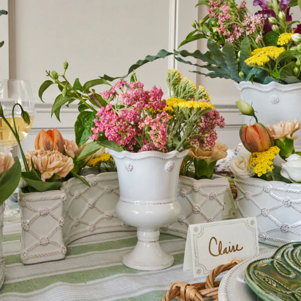 Juliska Berry & Thread Petite Parterre Garden 5" Vase-Whitewash