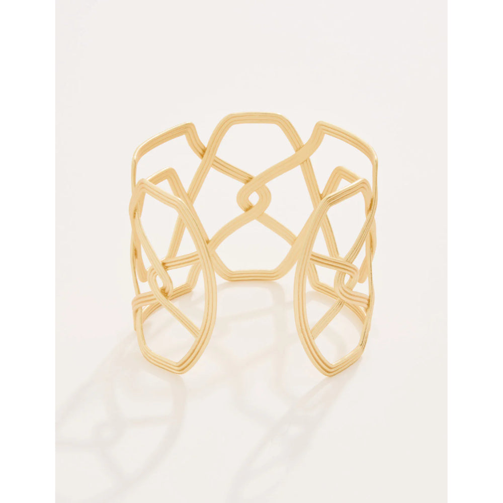 Spartina Gold Trellis Cuff