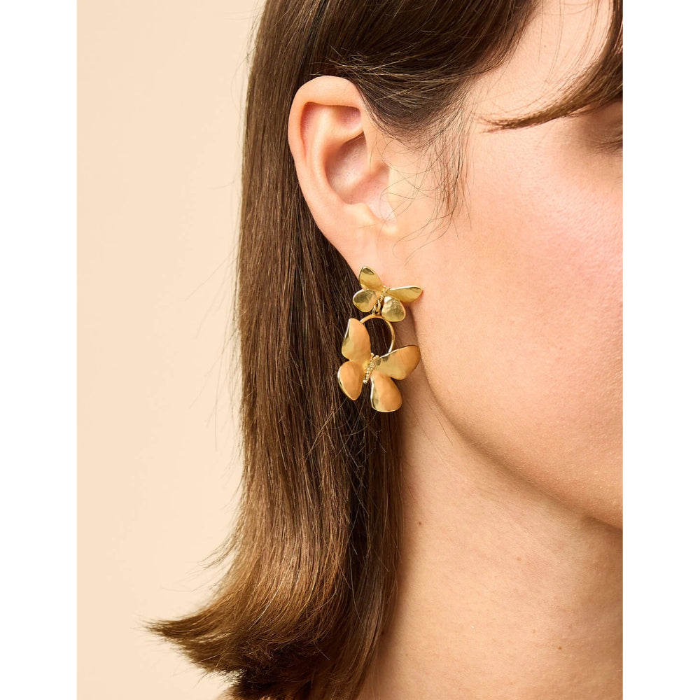 Spartina Gold Butterfly Earrings