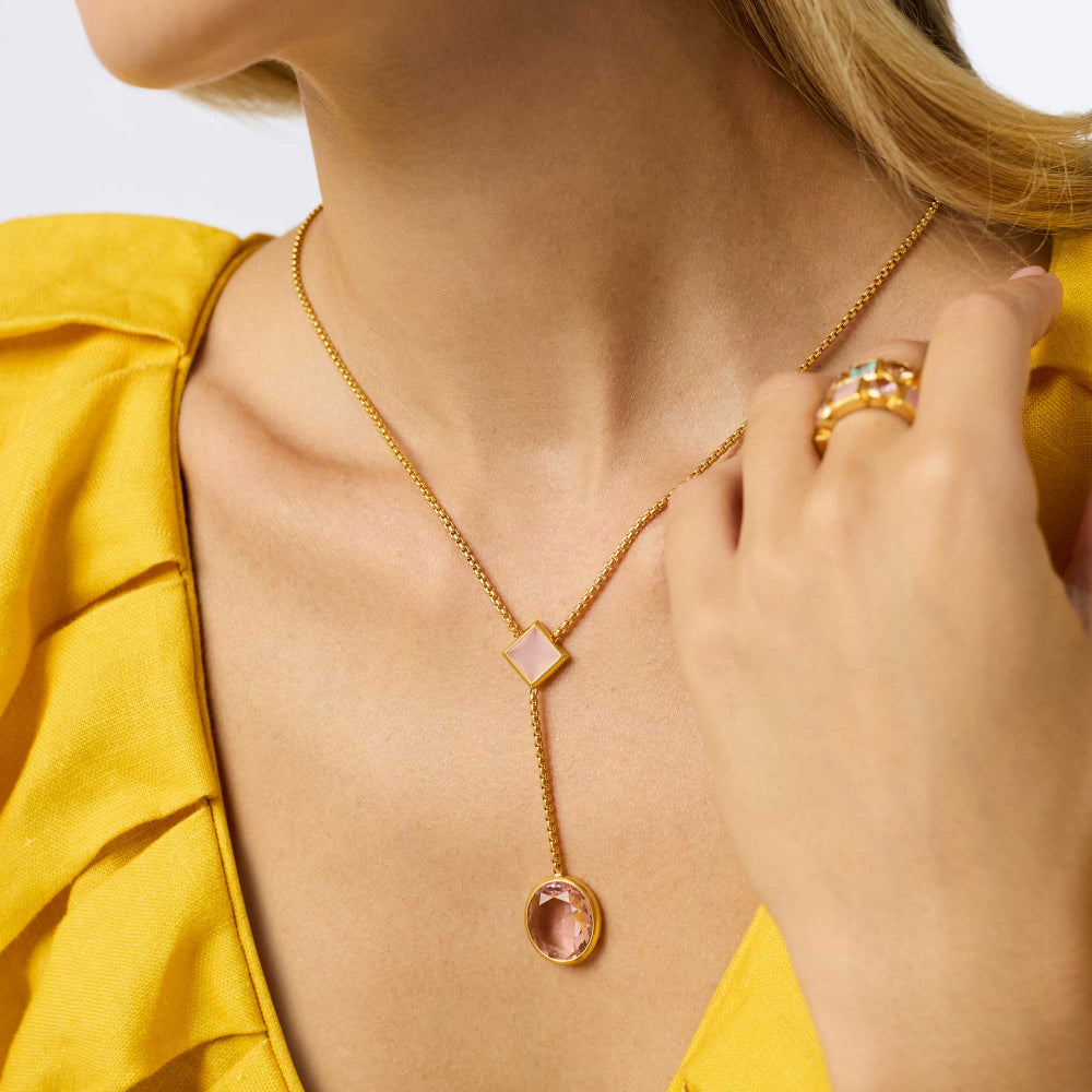 Julie Vos Jolie Lariat Necklace