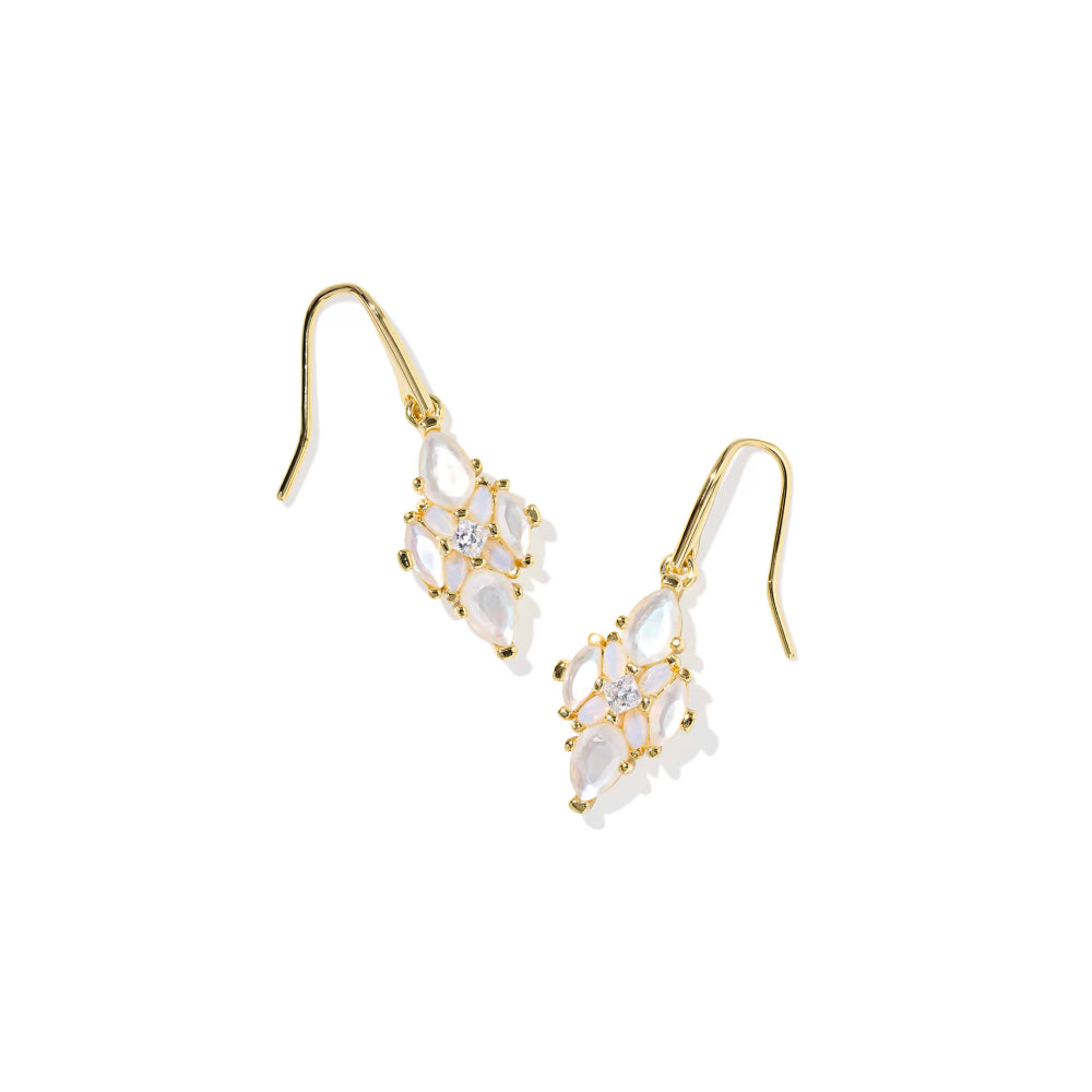 Kendra Scott Gold Abbie Crystal Drop Earrings