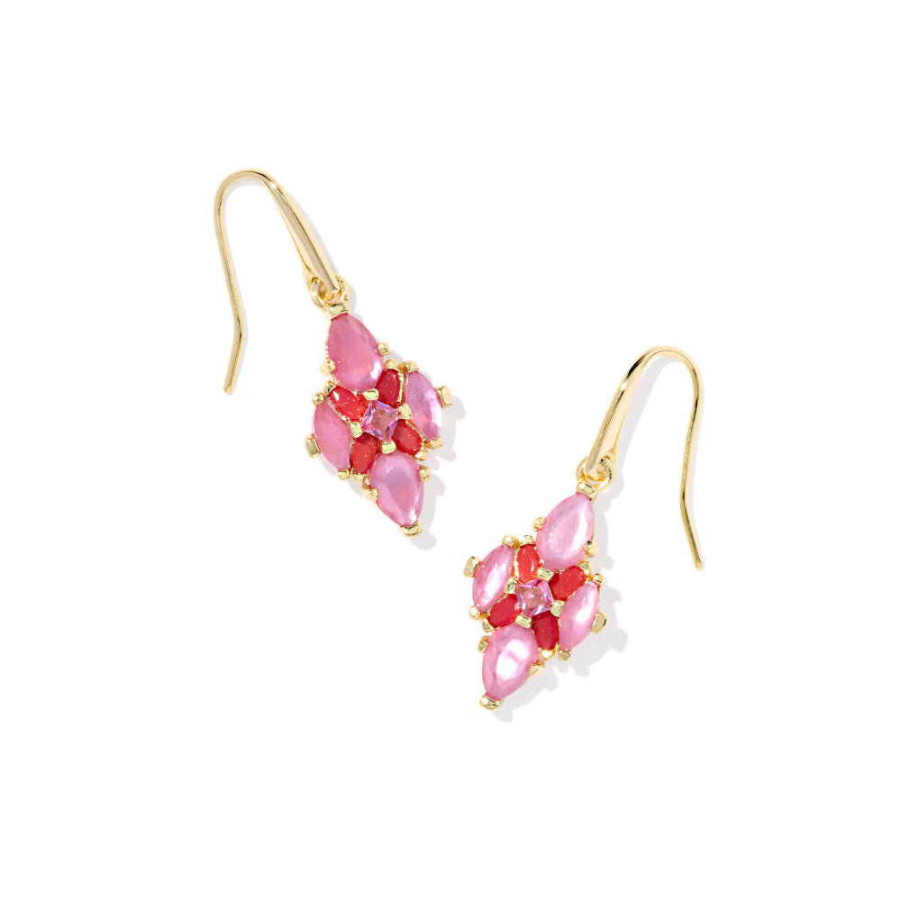 Kendra Scott Gold Abbie Crystal Drop Earrings